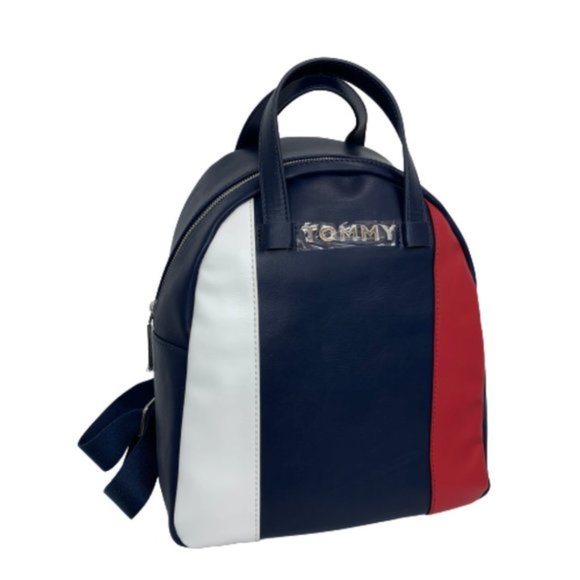 Tommy Hilfiger Handbags - Tommy Hilfiger Fashion Backpack Red, White, Blue
